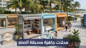 محلات واكشاك جاهزة مسبقة الصنع