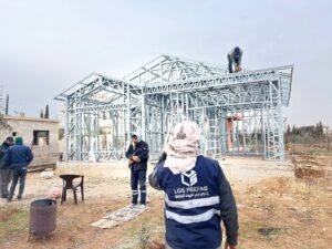 تجميع وتركيب جميع انواع المباني والبيوت الجاهزة مسبقة الصنع
